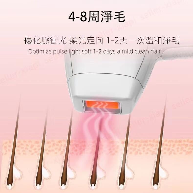 英國BoSidin 脫毛儀 台灣熱銷榜NO1 D-1129 白色 55萬發